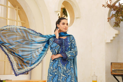 Jashn-e-Baharan By Anaya Noor Emb & Digital Printed Lawn 3PC