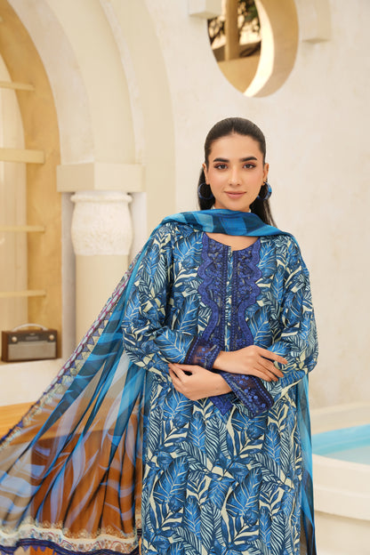 Jashn-e-Baharan By Anaya Noor Emb & Digital Printed Lawn 3PC