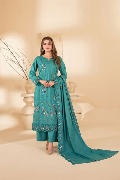Monae By Tawakkal Luxury Embroidered Dhanak Volume 3PC