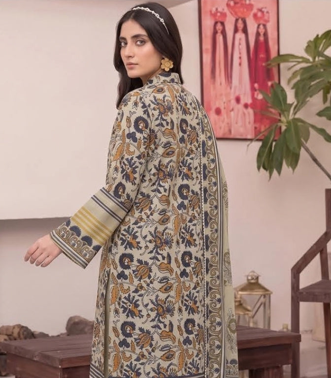 Mashaim Digital Printed Khaddar 3PC
