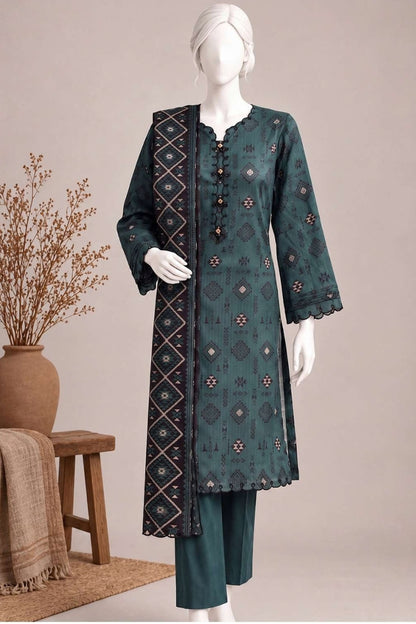 MTJ Premium Printed Textured Viscose 3PC