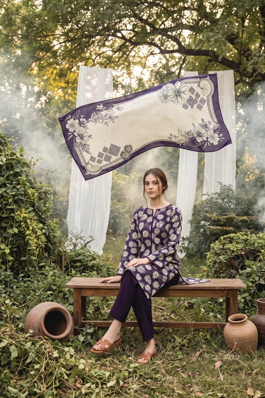 Salina By Regalia Digital Printed Khaddar 3PC
