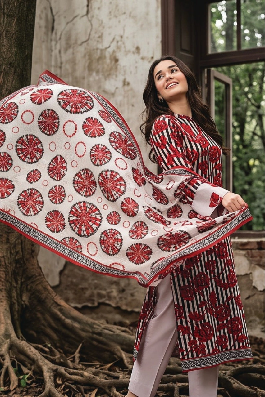 Zesh Digital Printed Khaddar 3PC