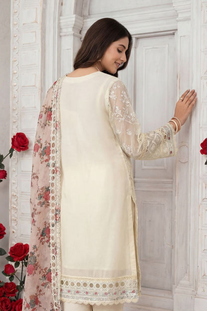 Crystal By Dressline | Semi-Stitched | Organza