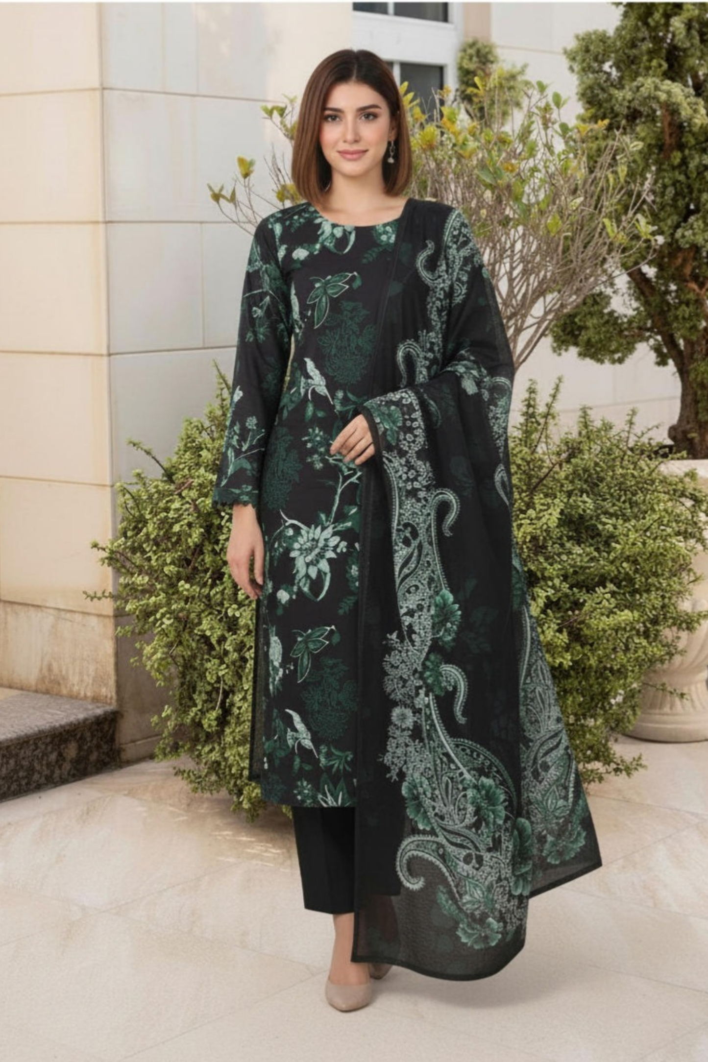 Motifz Premium Printed Khaddar 3PC