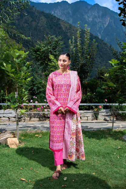 Zesh Airjet Printed Khaddar 3PC