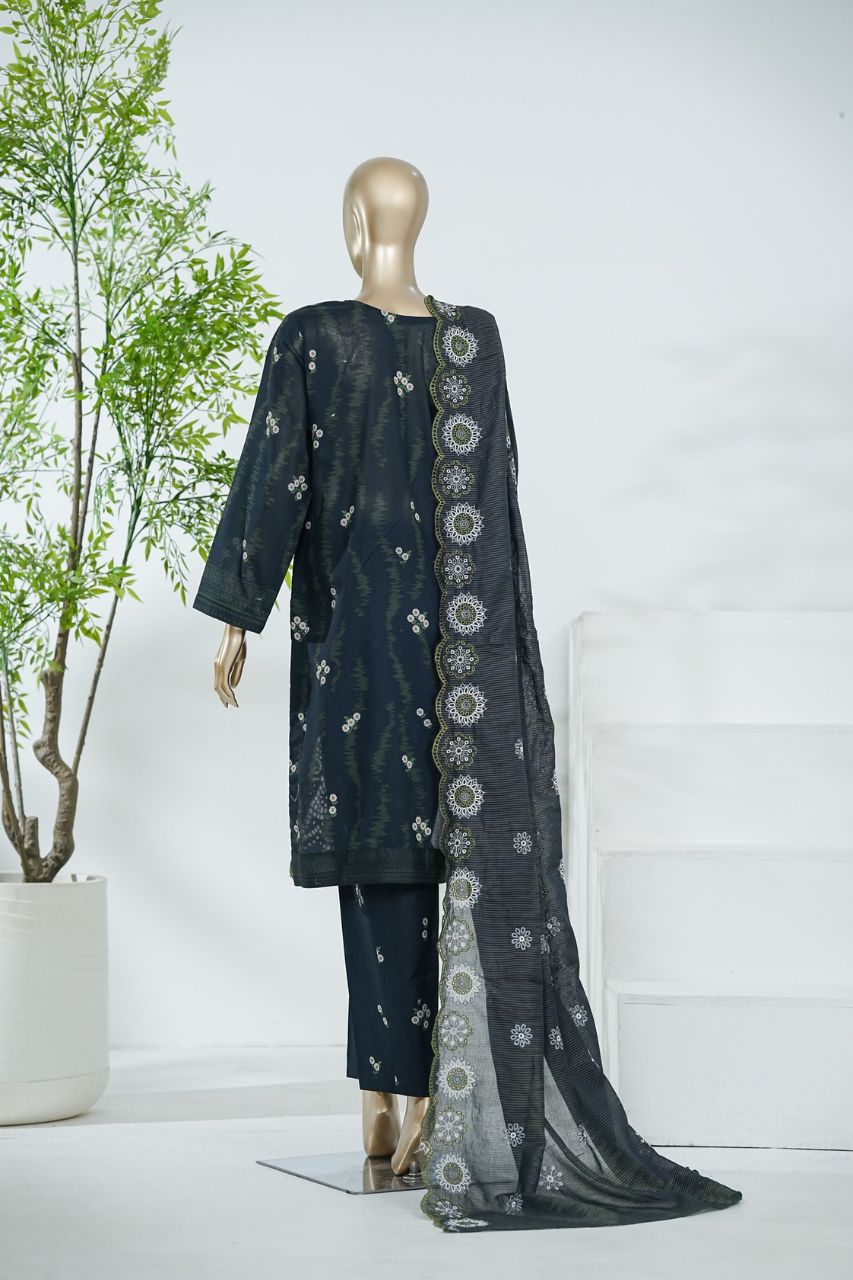 Aifa Printed & Embroidered Lawn 3PC