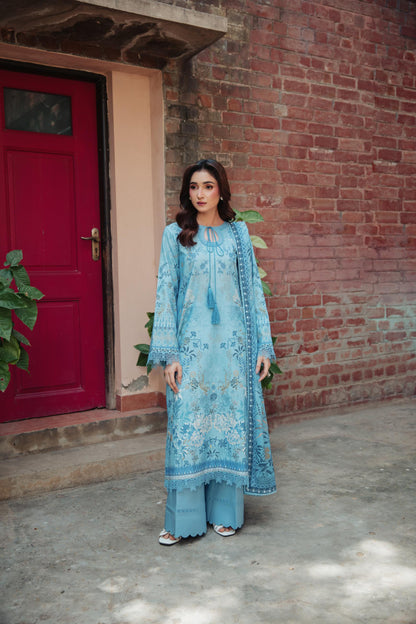 Zync By Florent Digital Printed Lawn 3PC