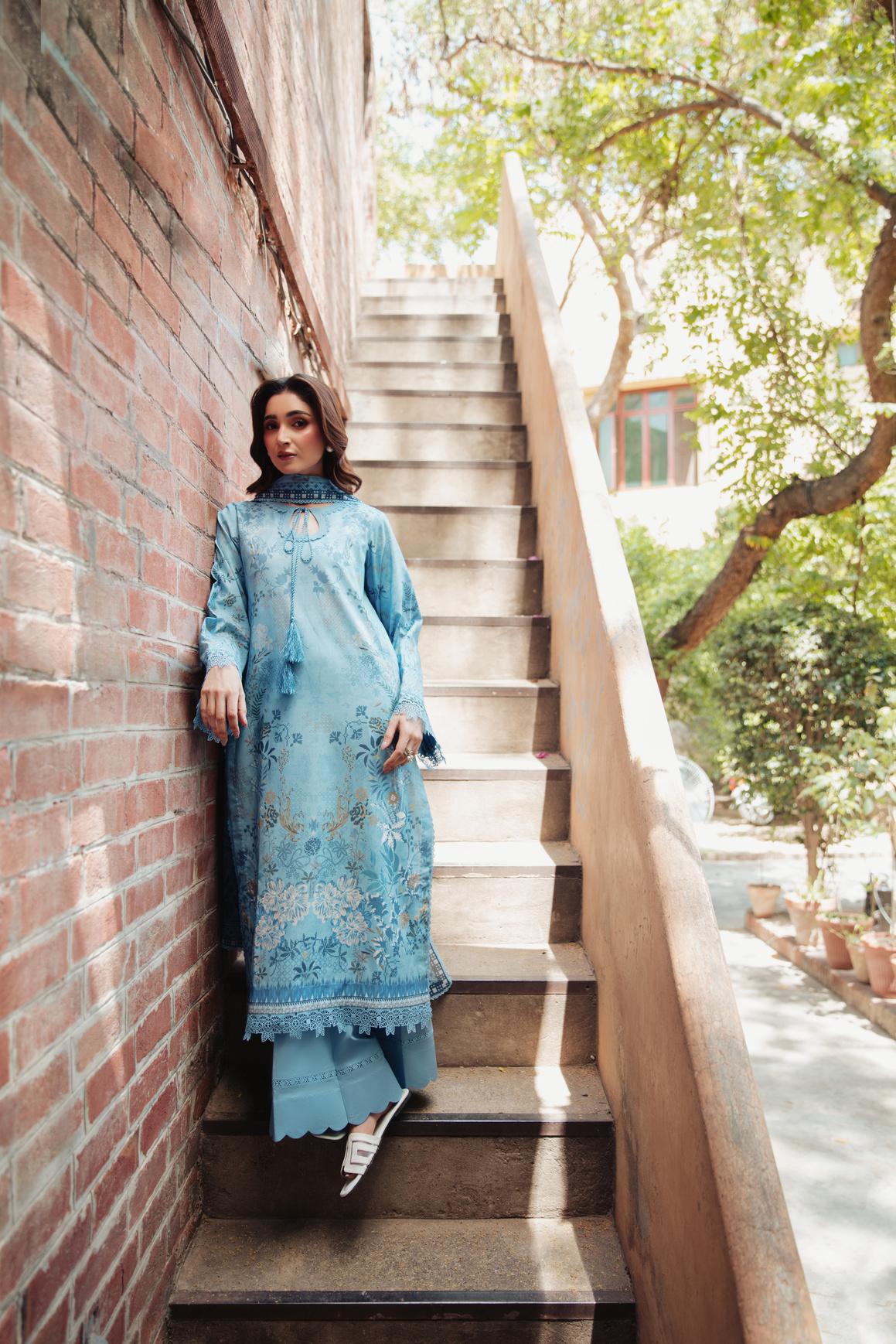 Zync By Florent Digital Printed Lawn 3PC