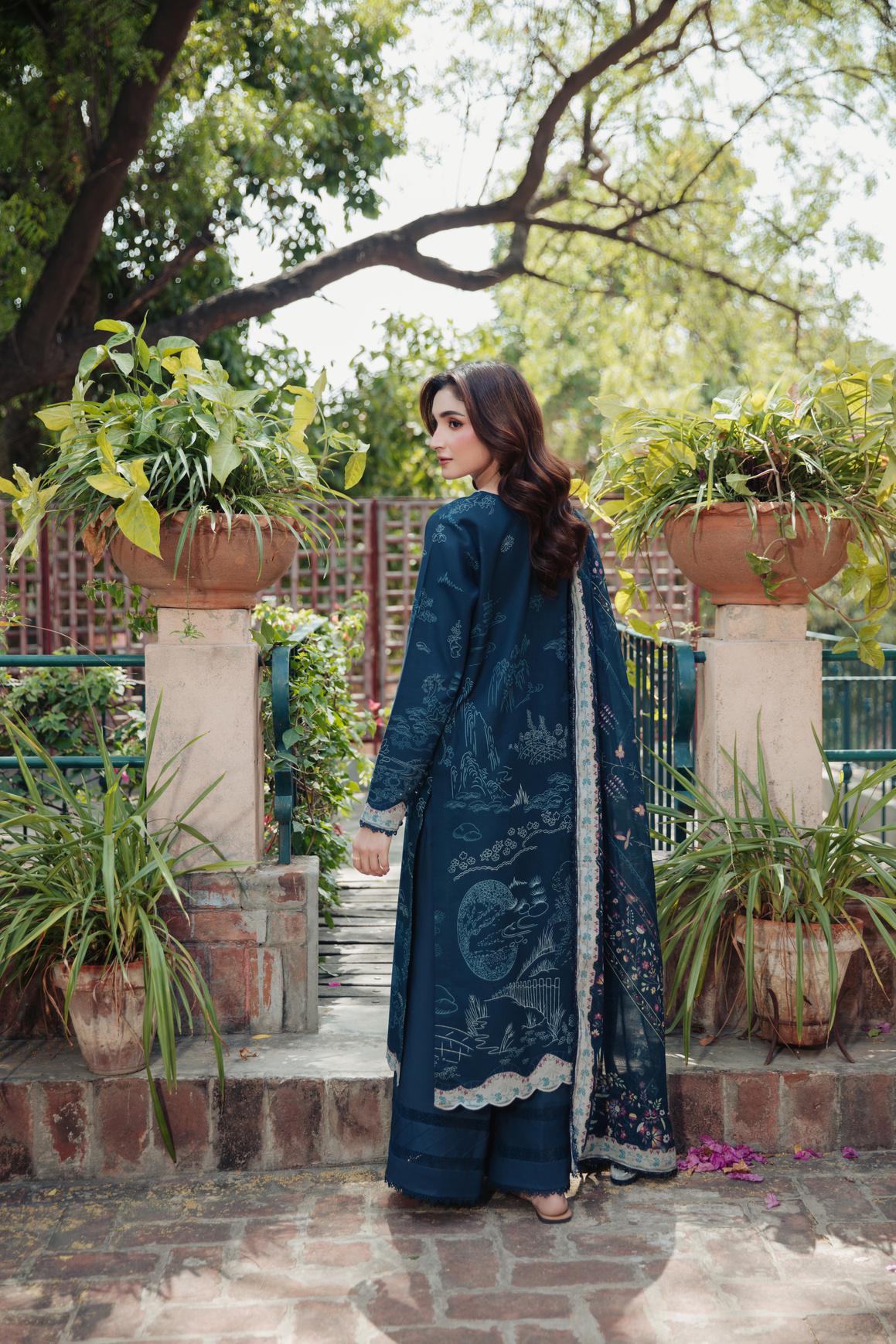 Zync By Florent Digital Printed Lawn 3PC