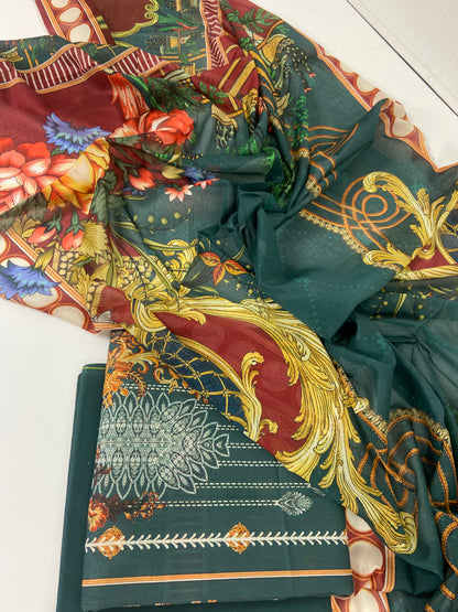 Khaadi Printed Lawn 3-PC