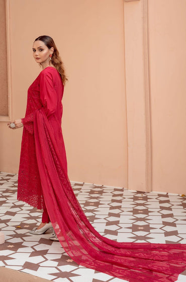 Cotton Kari By Anaya Noor Emb CK Lawn 3-PC