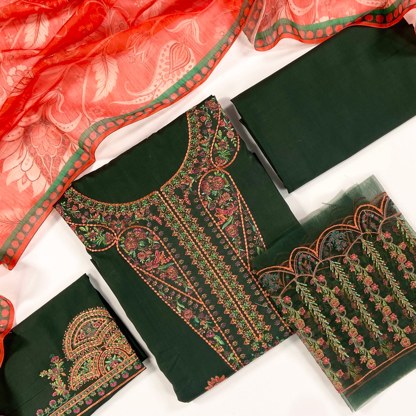 Hussain Rehar Embroidered Lawn 3PC