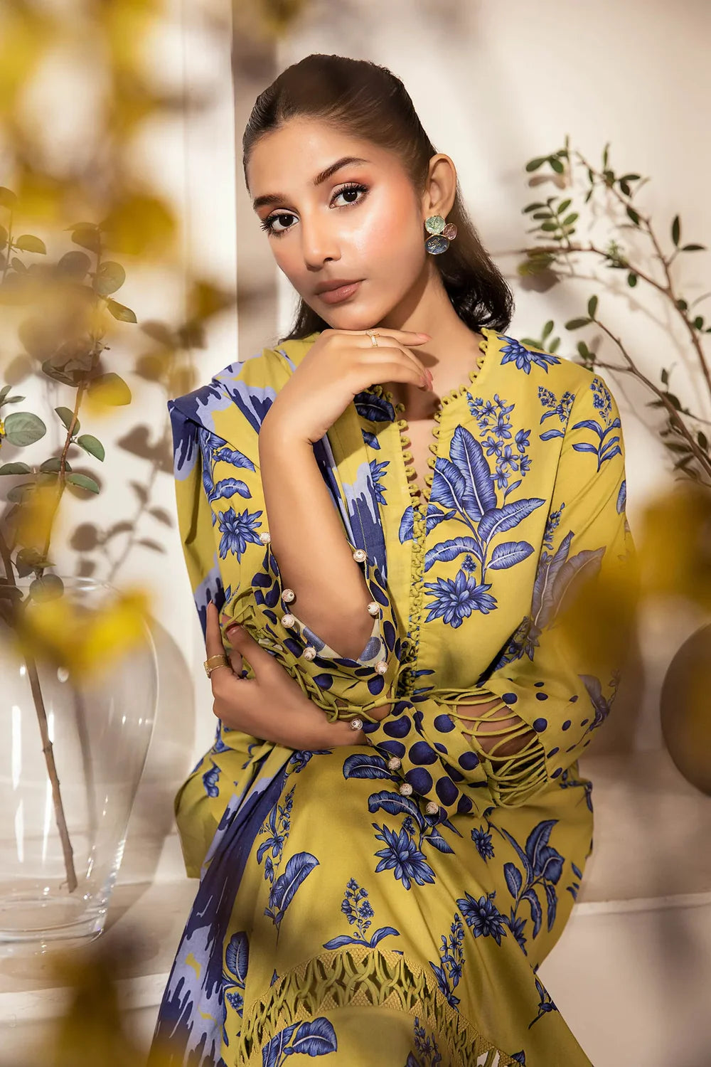 Elaheh By M. Basics Printed Lawn 3PC