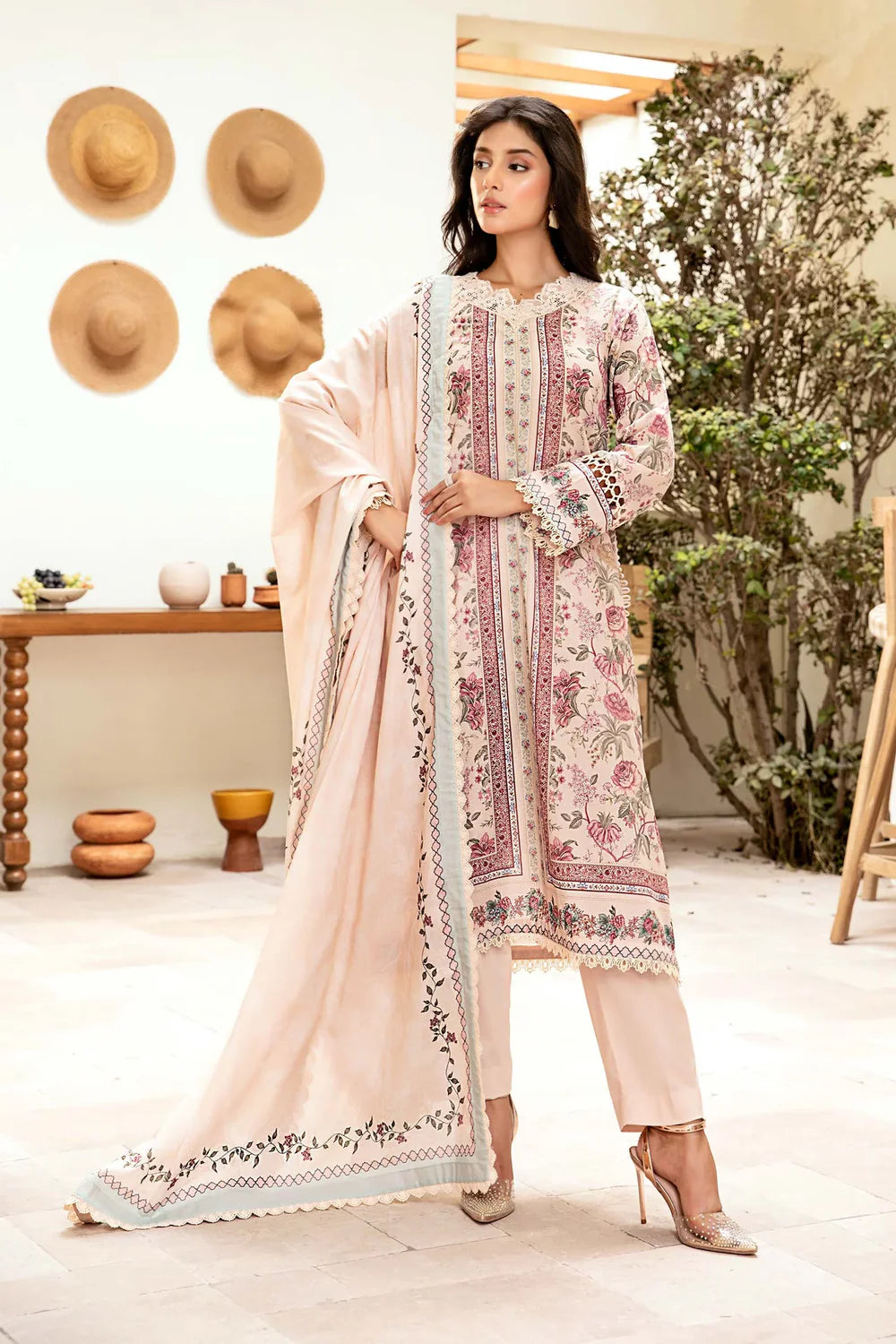 Elaheh By M. Basics Printed Lawn 3PC