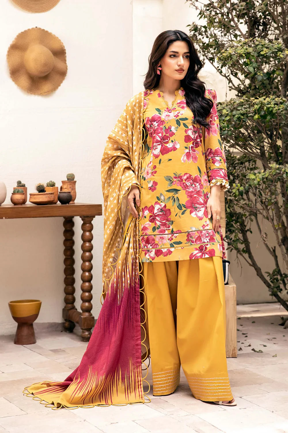 Elaheh By M. Basics Printed Lawn 3PC