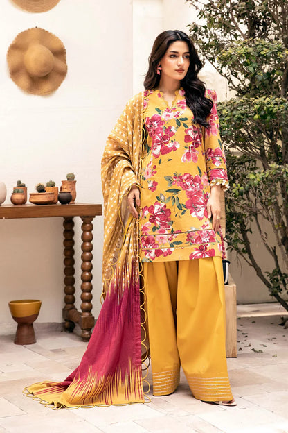 Elaheh By M. Basics Printed Lawn 3PC