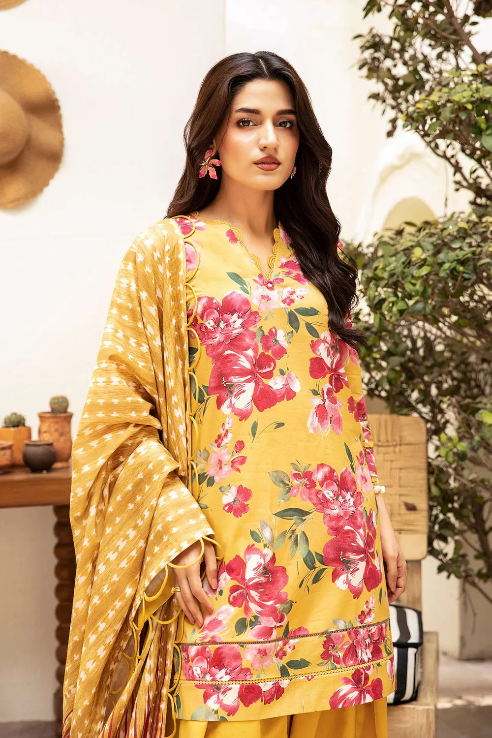 Elaheh By M. Basics Printed Lawn 3PC