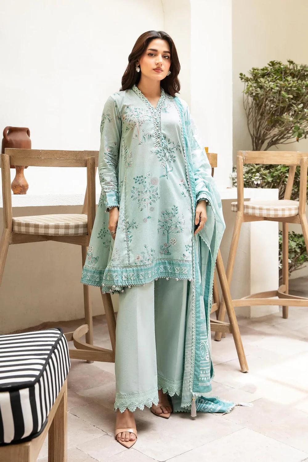 Elaheh By M. Basics Printed Lawn 3PC