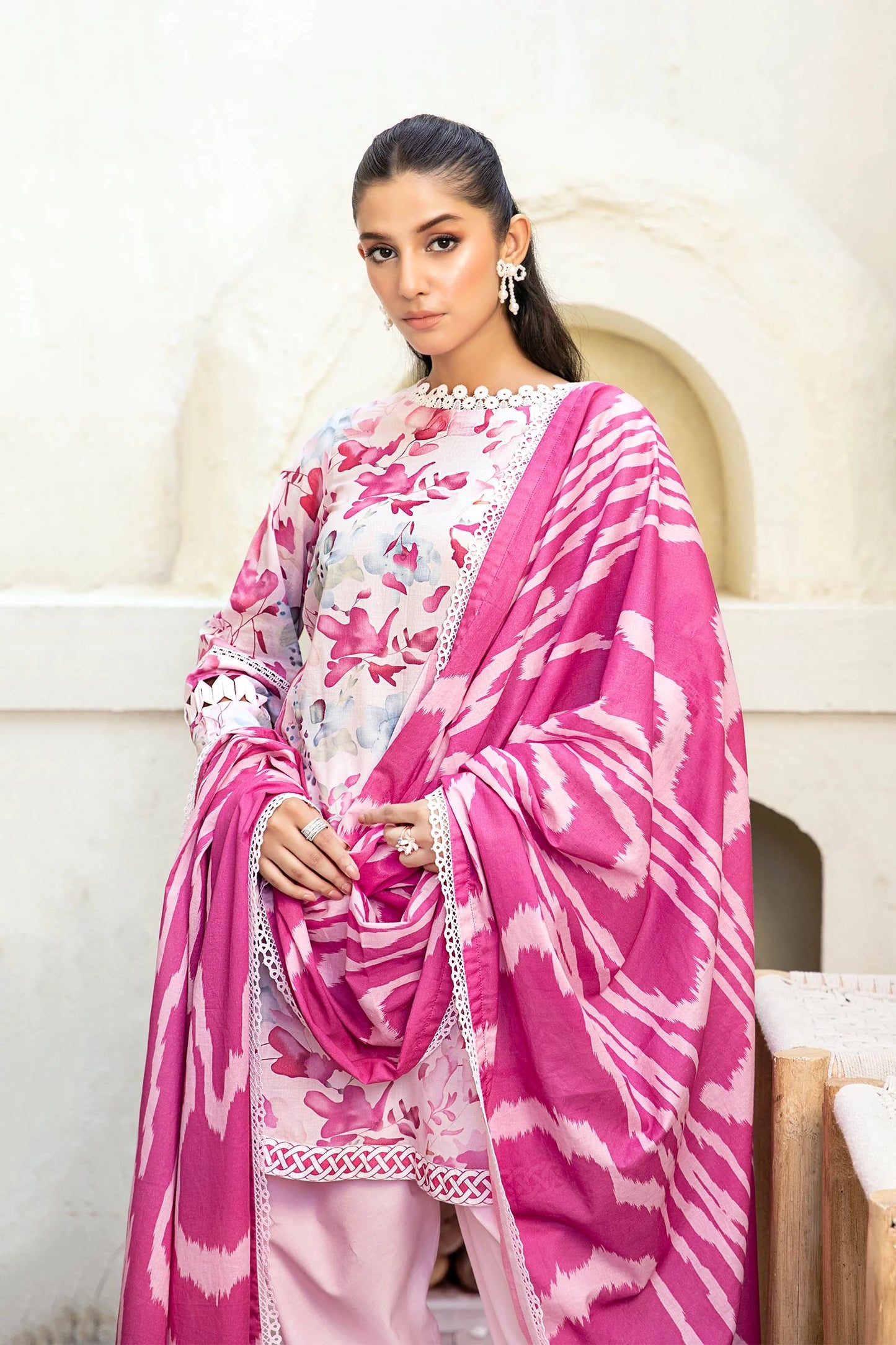 Elaheh By M. Basics Printed Lawn 3PC