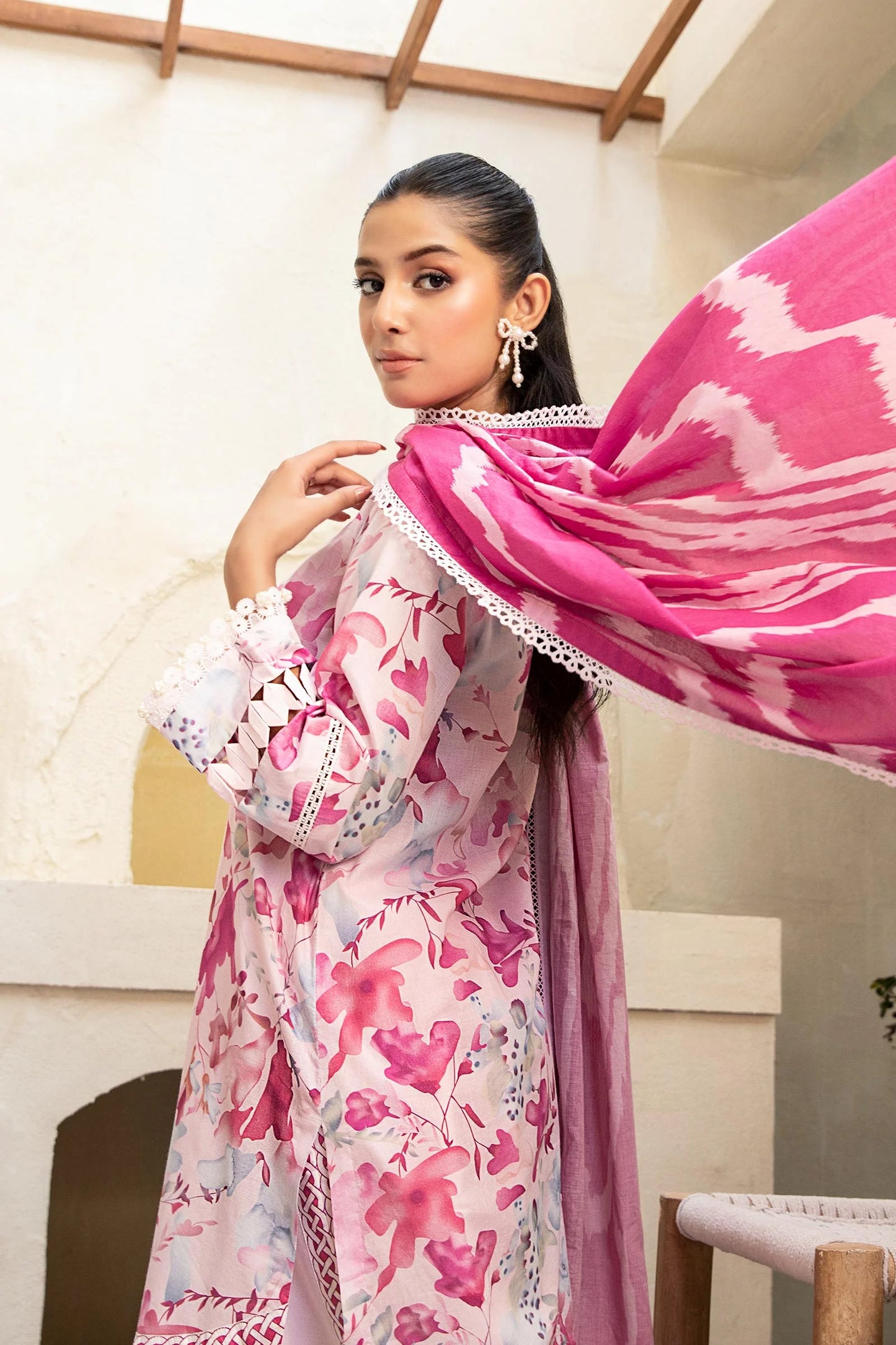 Elaheh By M. Basics Printed Lawn 3PC