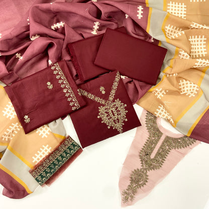 Maria B Luxury Emb Dhanak Marina 3PC