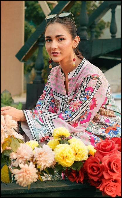 Lulusar Silk Shirt & Trouser 2-Pcs