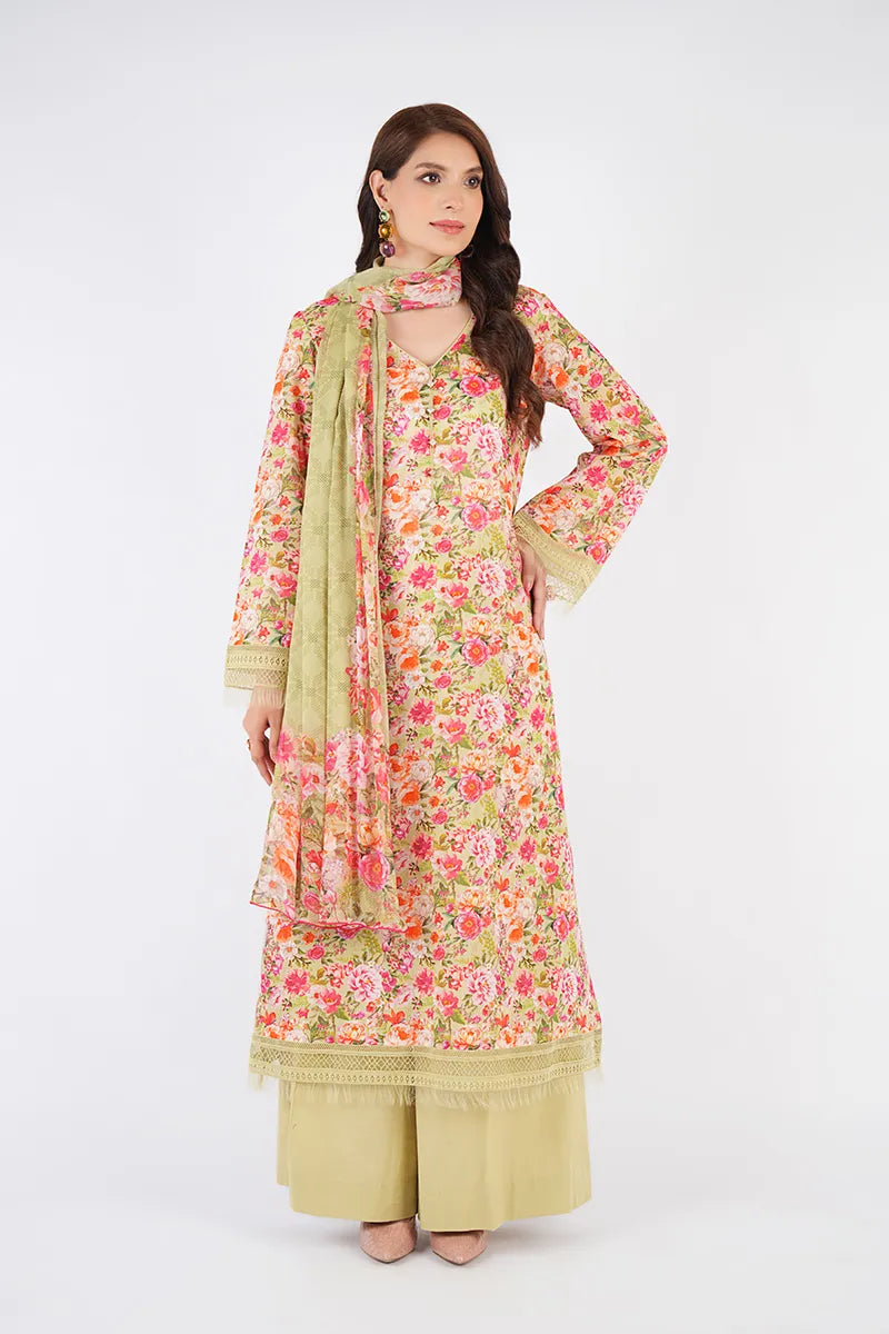 Bareeza Printed Khaddar 3PC