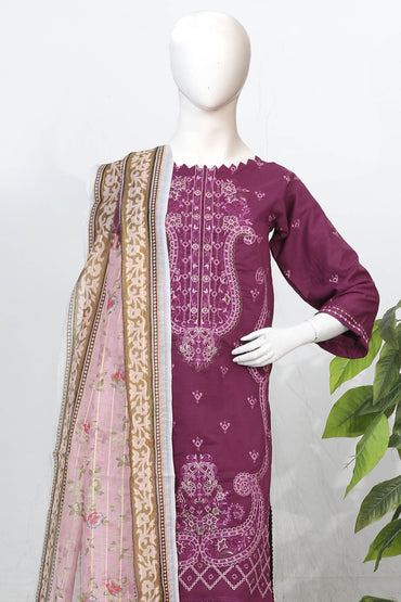 Zarqash By Anaya Noor Emb Lawn 3-PC