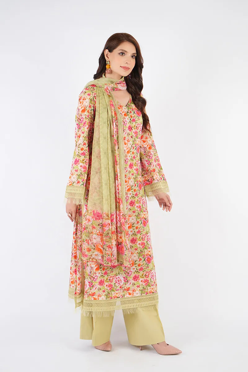 Bareeza Printed Khaddar 3PC