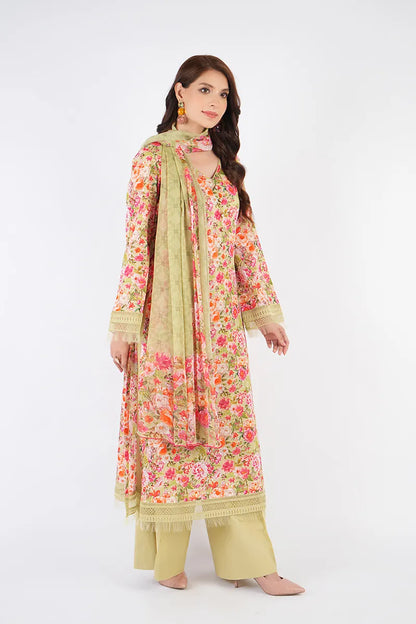 Bareeza Printed Khaddar 3PC