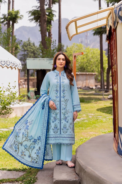 Zarish By Shanaya Digital Printed Karandi 3PC