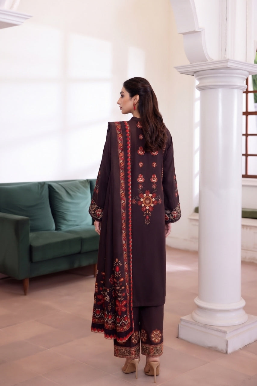 Maira By Shanaya Digital Printed Cambric Cotton 3PC