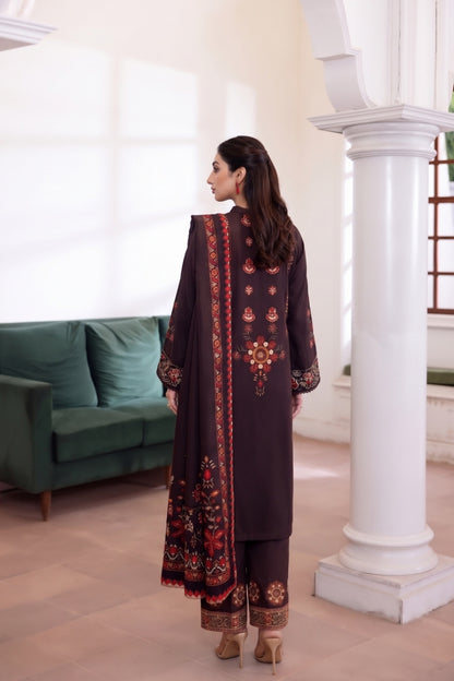 Maira By Shanaya Digital Printed Cambric Cotton 3PC