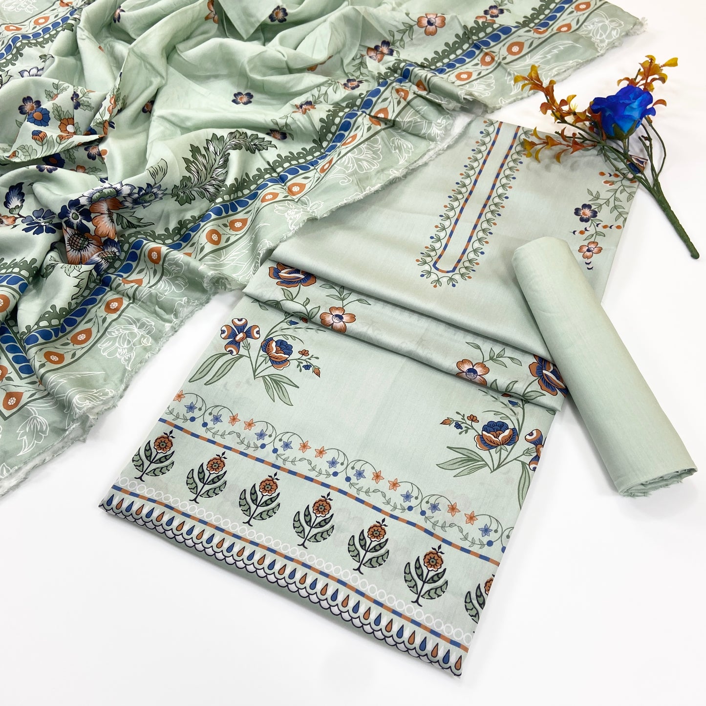 Zareen By Shanaya Digital Printed Viscose 3PC