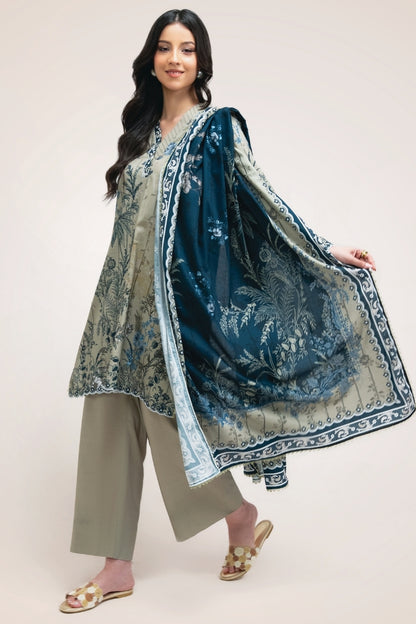 Raqs By Uneq Digital Printed Cotton Viscose 3PC