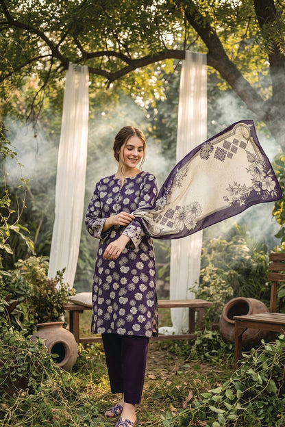 Salina By Regalia Digital Printed Khaddar 3PC
