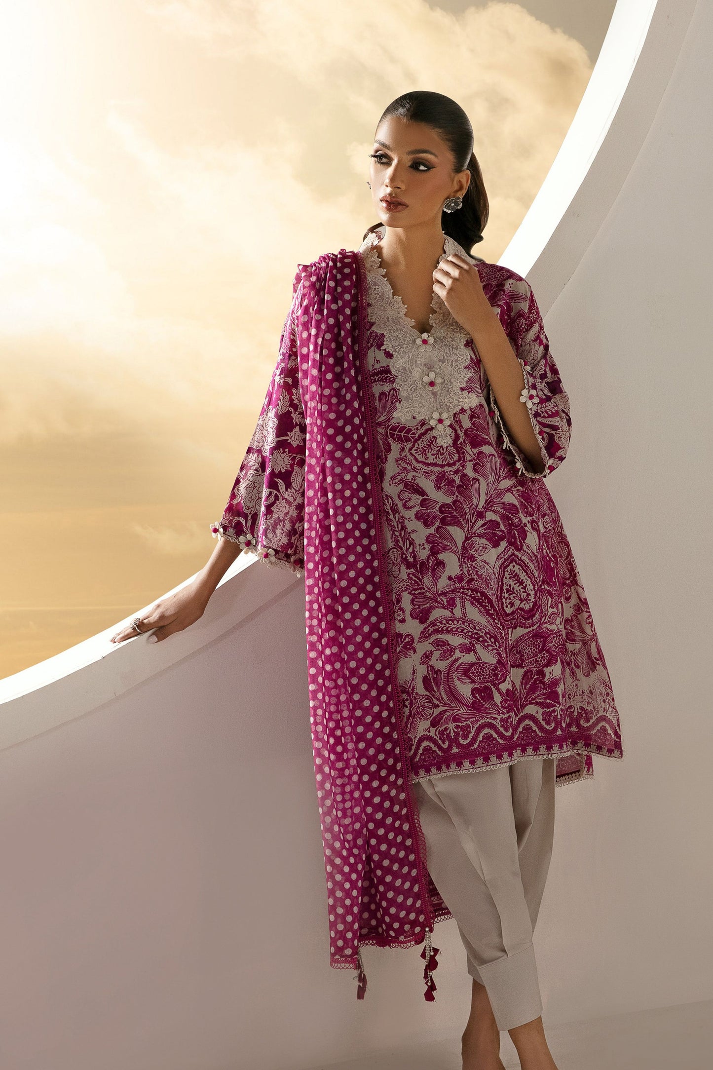 Sana Safinaz Printed Lawn 3PC