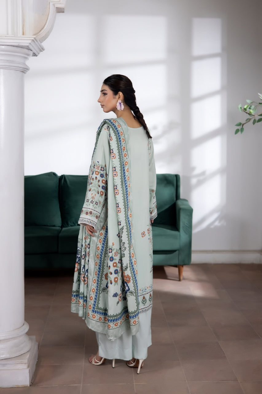 Zareen By Shanaya Digital Printed Viscose 3PC