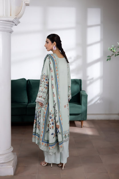 Zareen By Shanaya Digital Printed Viscose 3PC