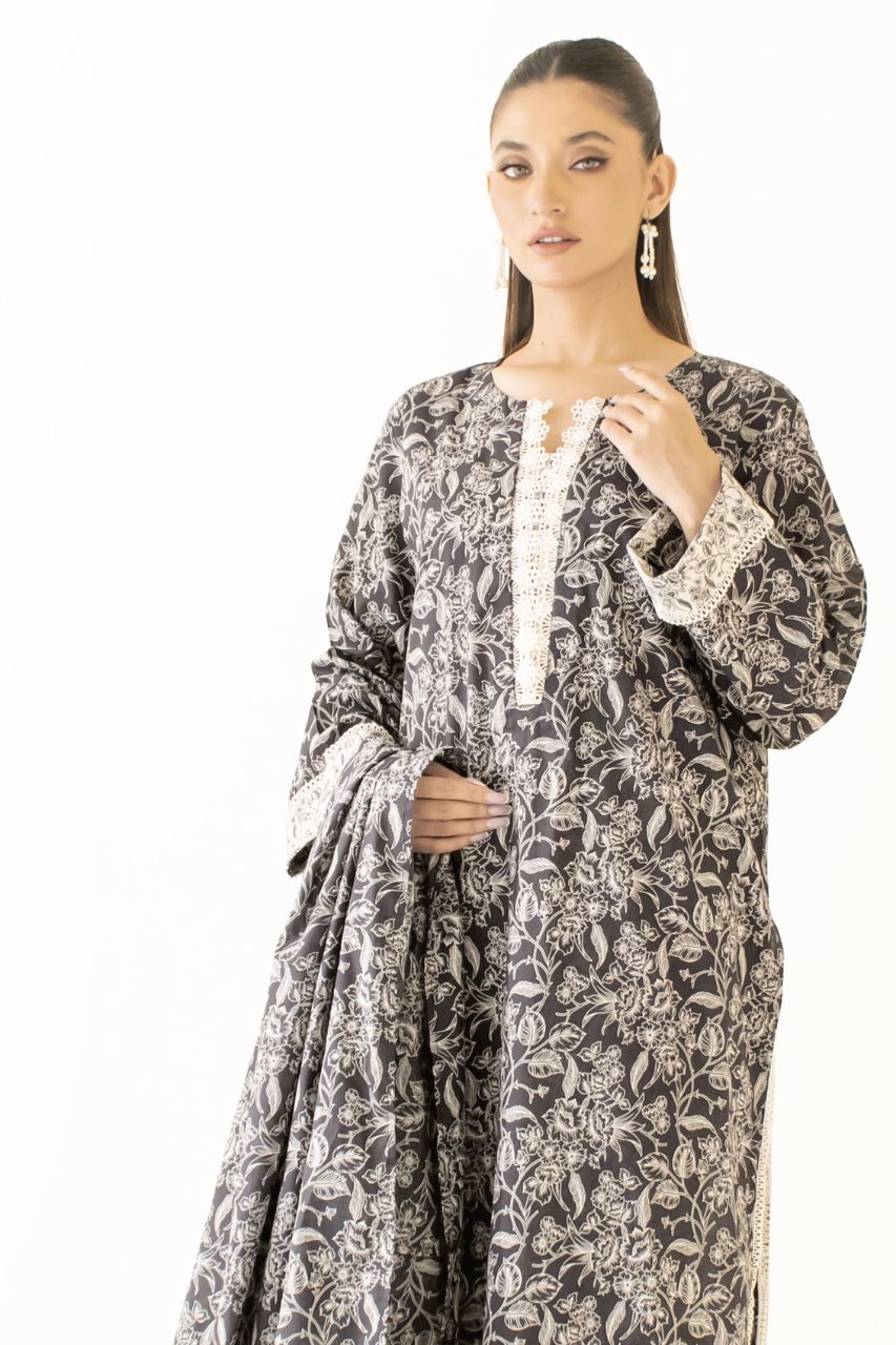 Orient Basic Printed Lawn 3PC