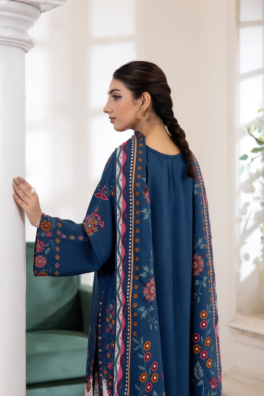 Anaya Noor Digital Printed Stone Linen 3PC