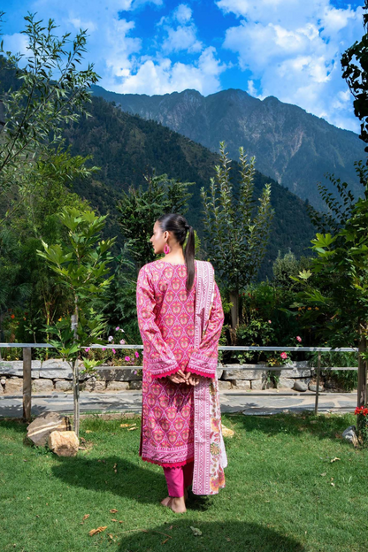 Zesh Airjet Printed Khaddar 3PC