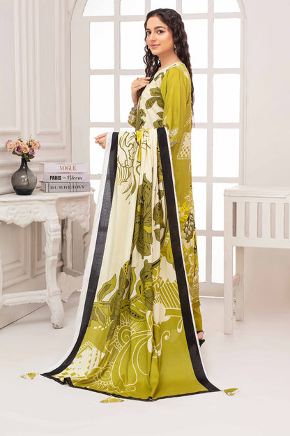 Fabiha By Feroza Digital Printed Bana Dora Staple Linen 3PC
