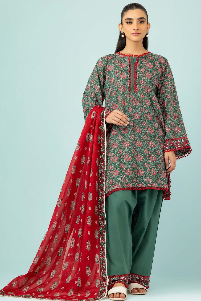 Orient Digital Printed Lawn 3PC
