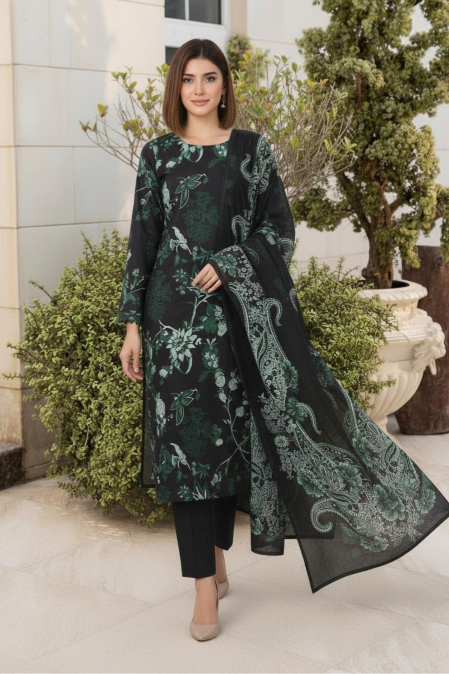 Motifz Premium Printed Khaddar 3PC