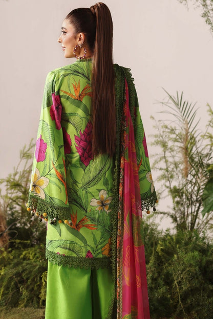 Bloom & Vogue By Naqsh Digital Printed Self Jacquard Viscose 3PC