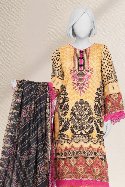 Panjnad by j. Emb Lawn Collection 3PC