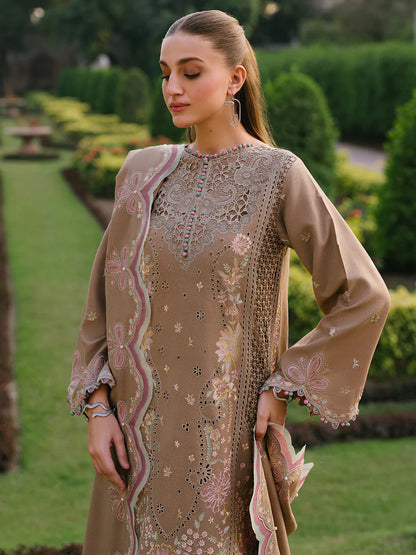 Bin Ilyas Cambric Embroidered 3PC