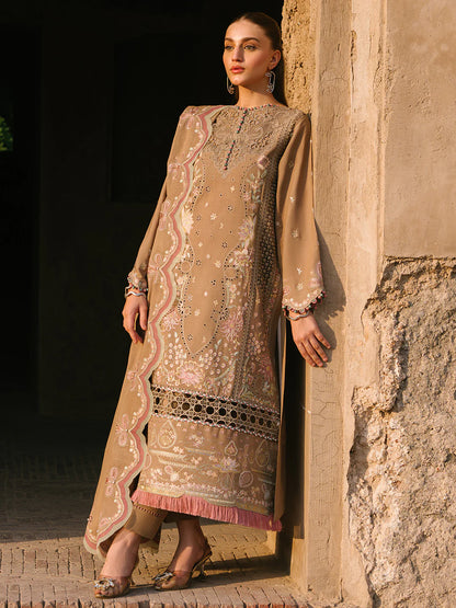 Bin Ilyas Cambric Embroidered 3PC
